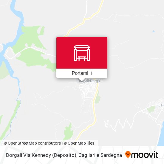 Mappa Dorgali Via Kennedy (Deposito)