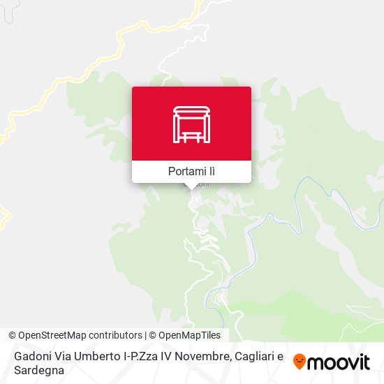 Mappa Gadoni Via Umberto I-P.Zza IV Novembre