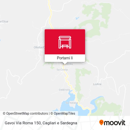 Mappa Gavoi Via Roma 150