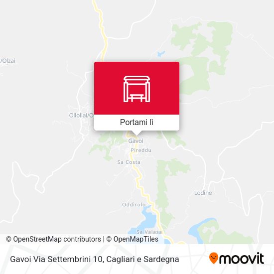 Mappa Gavoi Via Settembrini 10