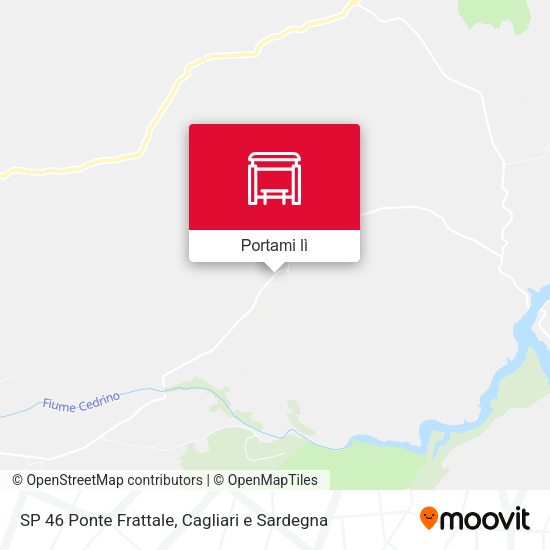 Mappa SP 46 Ponte Frattale