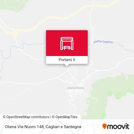 Mappa Oliena Via Nuoro 148