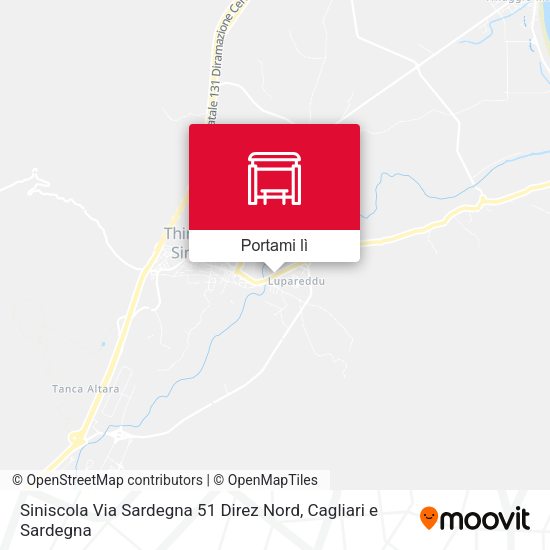 Mappa Siniscola Via Sardegna 51 Direz Nord
