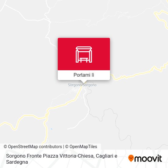 Mappa Sorgono Fronte Piazza Vittoria-Chiesa
