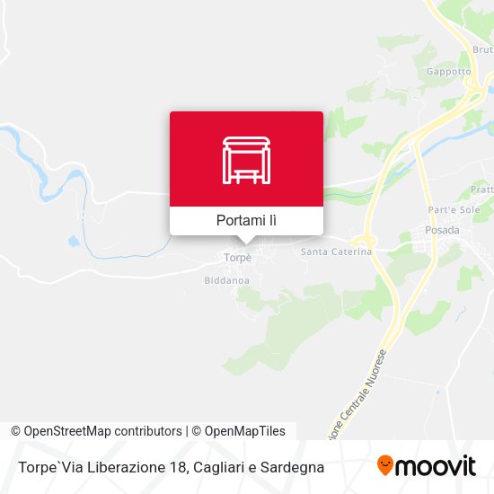 Mappa Torpe`Via Liberazione 18