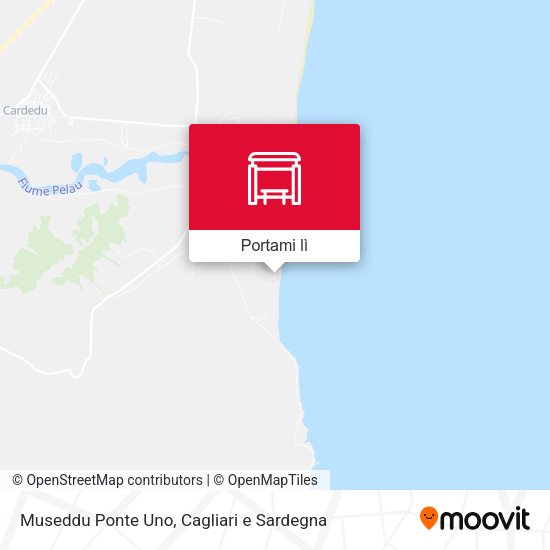 Mappa Museddu Ponte Uno