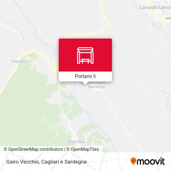 Mappa Gairo Vecchio
