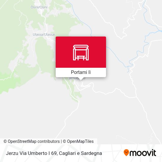 Mappa Jerzu Via Umberto I 69