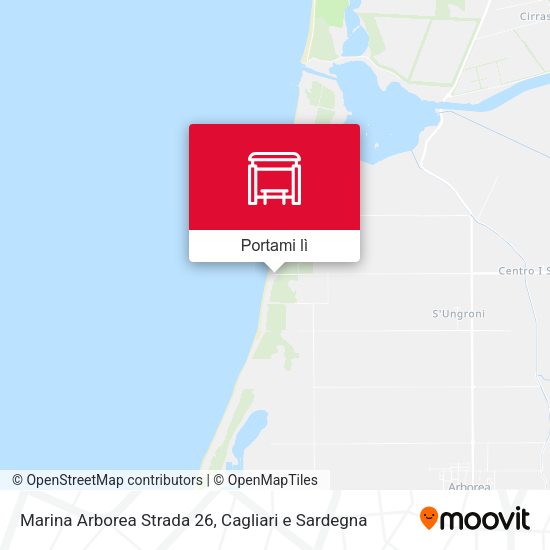 Mappa Marina Arborea Strada 26