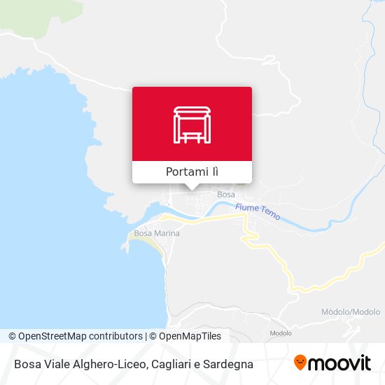 Mappa Bosa Viale Alghero-Liceo