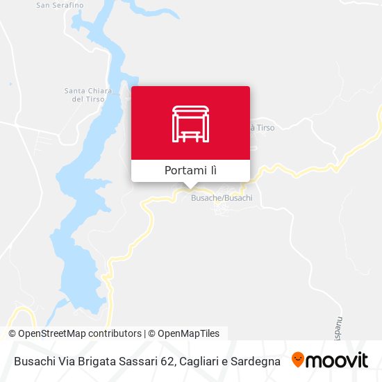 Mappa Busachi Via Brigata Sassari 62