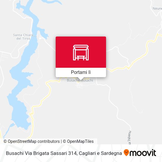 Mappa Busachi Via Brigata Sassari 314