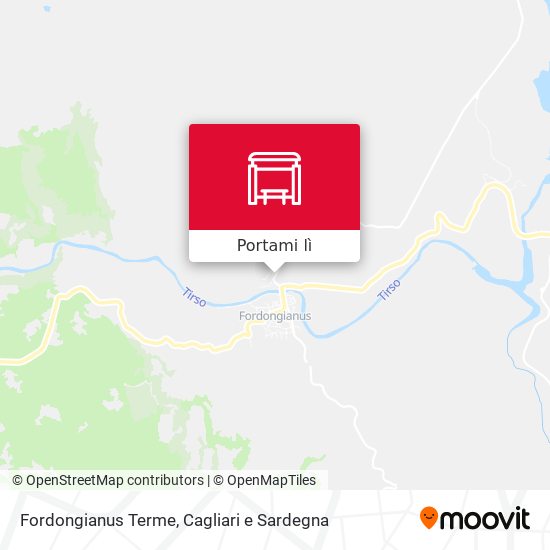 Mappa Fordongianus Terme
