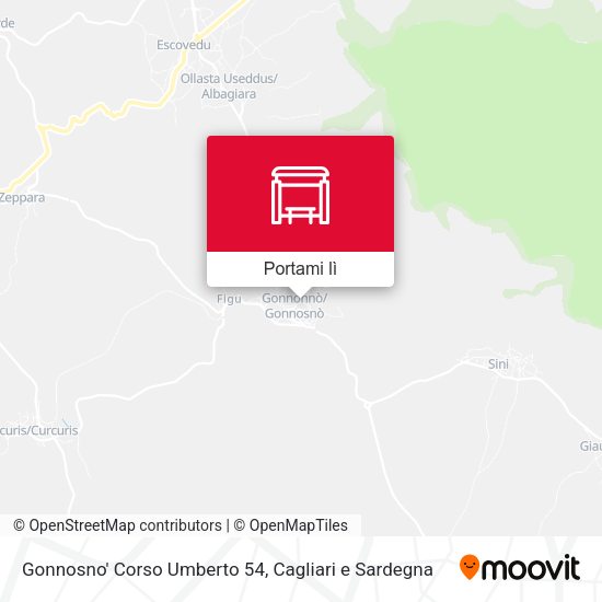 Mappa Gonnosno' Corso Umberto 54