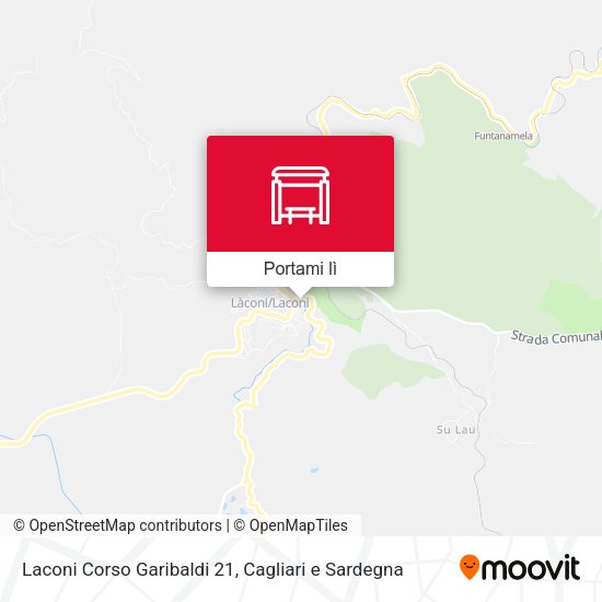 Mappa Laconi Corso Garibaldi 21