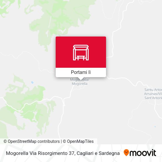 Mappa Mogorella Via Risorgimento 37