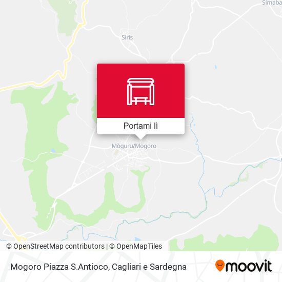 Mappa Mogoro Piazza S.Antioco