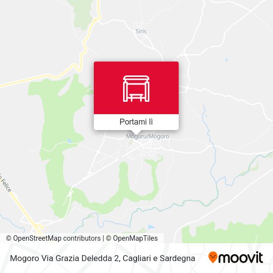 Mappa Mogoro Via Grazia Deledda 2