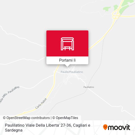 Mappa Paulilatino Viale Della Liberta' 27-36