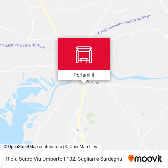 Mappa Riola Sardo Via Umberto I 102