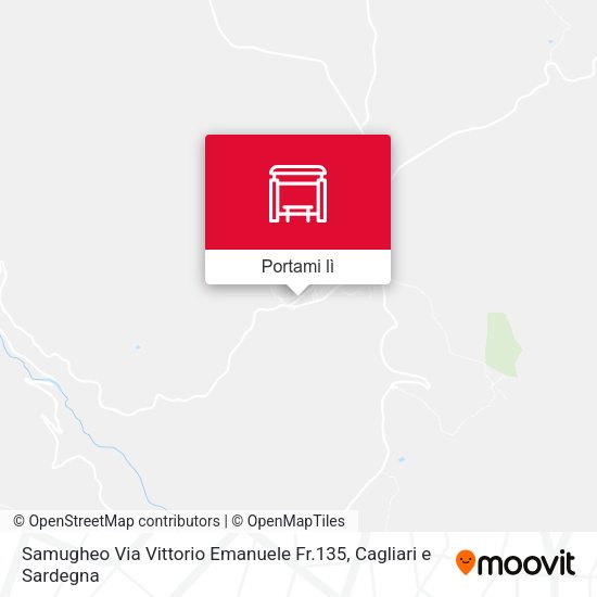 Mappa Samugheo Via Vittorio Emanuele Fr.135