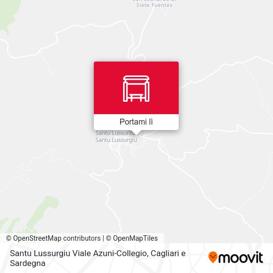 Mappa Santu Lussurgiu Viale Azuni-Collegio