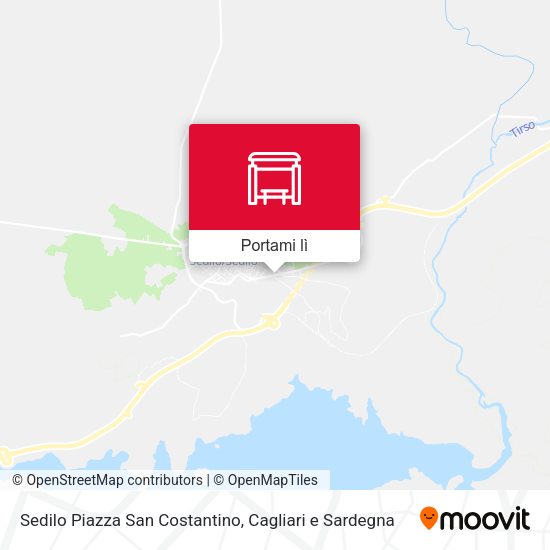 Mappa Sedilo Piazza San Costantino
