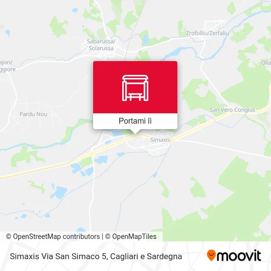 Mappa Simaxis Via San Simaco 5