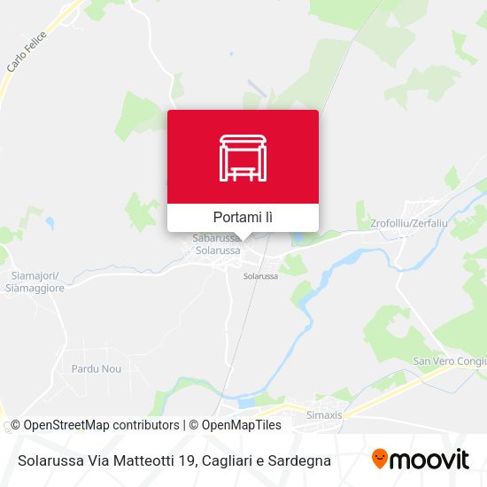Mappa Solarussa Via Matteotti 19