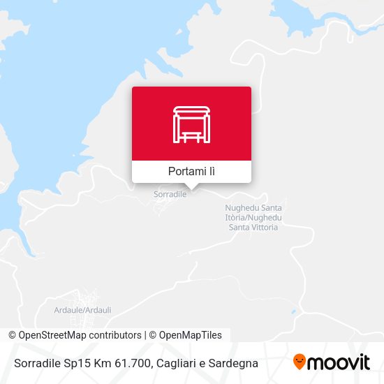Mappa Sorradile Sp15 Km 61.700
