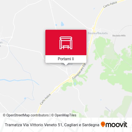 Mappa Tramatza Via Vittorio Veneto 51