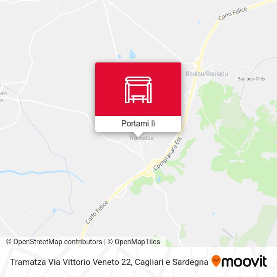 Mappa Tramatza Via Vittorio Veneto 22