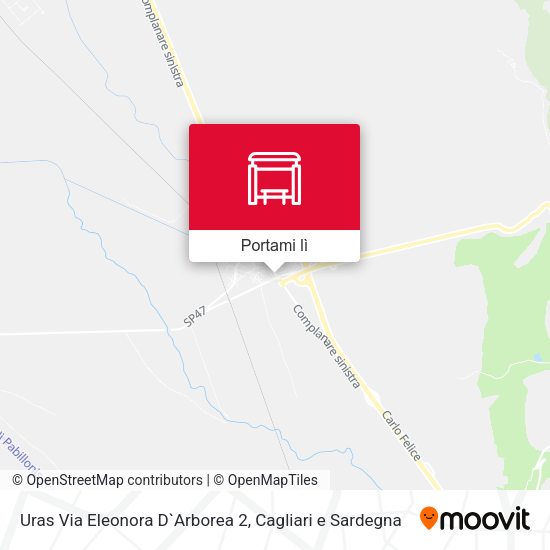Mappa Uras Via Eleonora D`Arborea 2