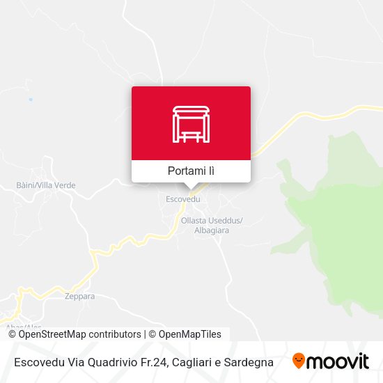 Mappa Escovedu Via Quadrivio Fr.24