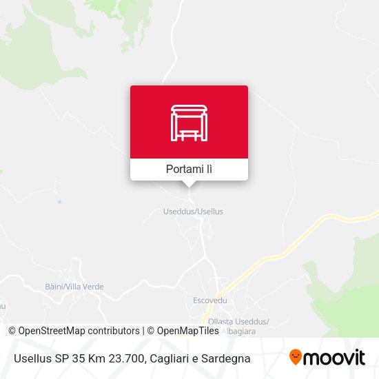 Mappa Usellus SP 35 Km 23.700