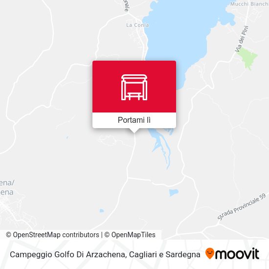 Mappa Campeggio Golfo Di Arzachena