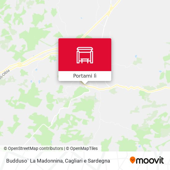 Mappa Budduso` La Madonnina