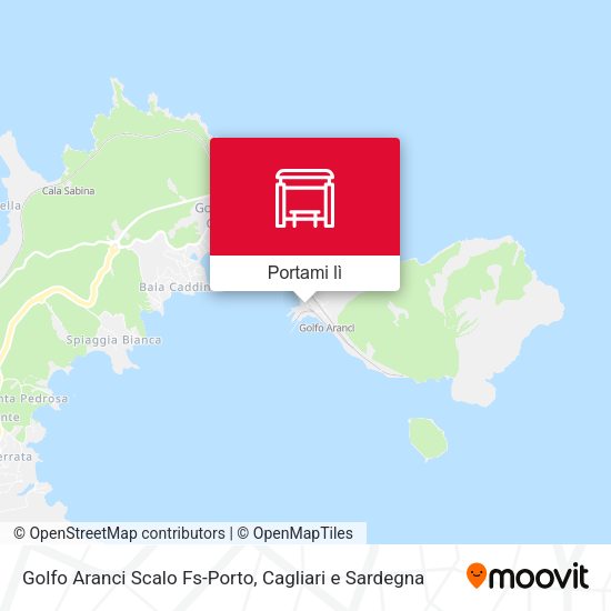 Mappa Golfo Aranci Scalo Fs-Porto