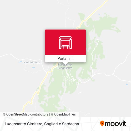 Mappa Luogosanto  Cimitero