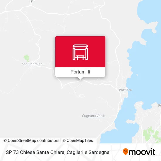 Mappa SP 73 Chiesa Santa Chiara