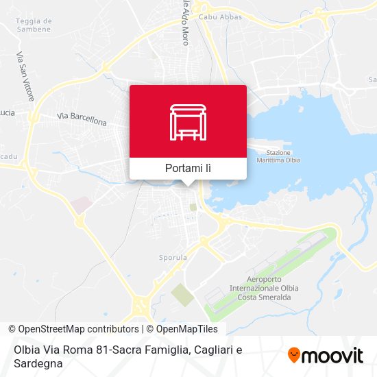 Mappa Olbia Via Roma 81-Sacra Famiglia