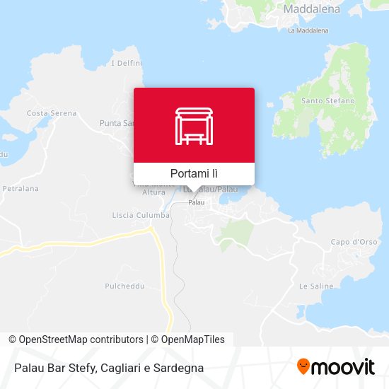 Mappa Palau Bar Stefy