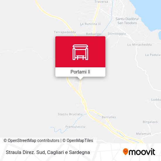 Mappa Straula Direz. Sud