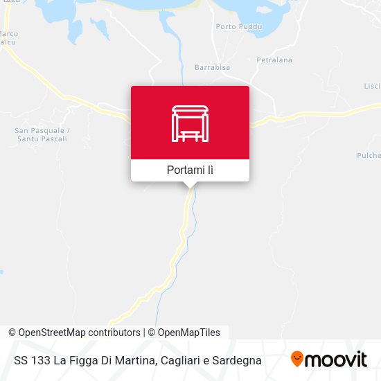 Mappa SS 133 La Figga Di Martina