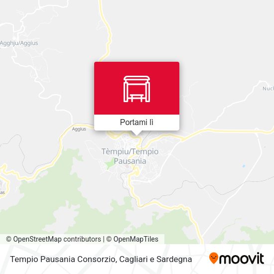 Mappa Tempio Pausania Consorzio