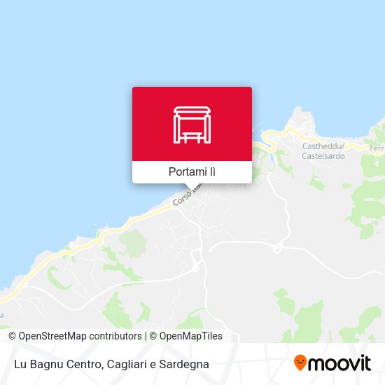 Mappa Lu Bagnu Centro