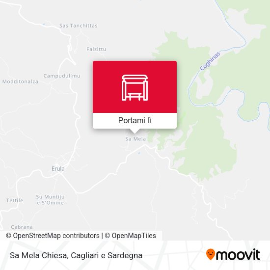 Mappa Sa Mela Chiesa