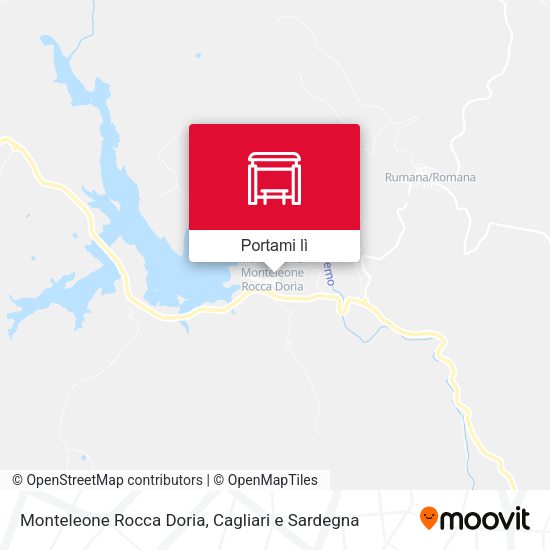 Mappa Monteleone Rocca Doria