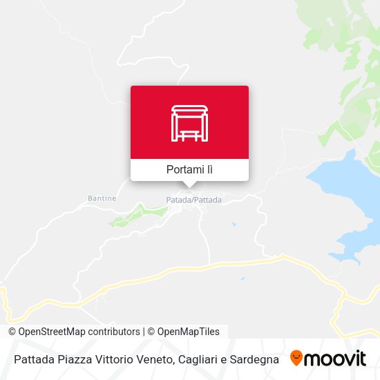 Mappa Pattada Piazza Vittorio Veneto