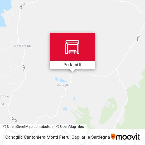 Mappa Canaglia Cantoniera Monti Ferru